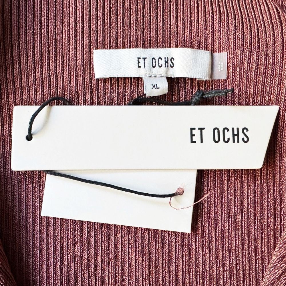 NWT Et Ochs Emily Knit Zipper Top - Picture 3 of 13